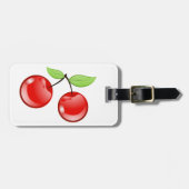 Kirschen cherries gepäckanhänger (Vorderseite horizontal)