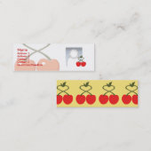 Kirschen - dünn mini visitenkarte (Vorne/Hinten)