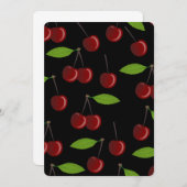 Kirschen Einladung (Vorne/Hinten)