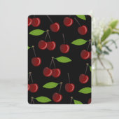 Kirschen Einladung (Stehend Vorderseite)