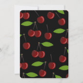 Kirschen Einladung (Vorderseite)