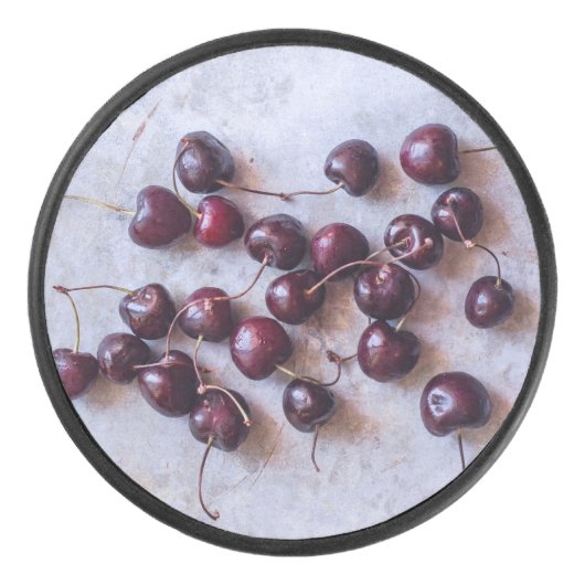 Kirschen Eishockey Puck (Vorderseite)