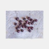 Kirschen Fleecedecke (Vorderseite (Horizontal))