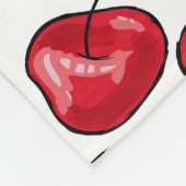 Kirschen Fleecedecke (Ecke)