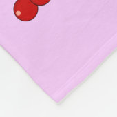Kirschen Fleecedecke (Ecke)