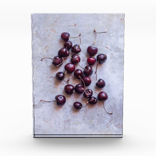 Kirschen Fotoblock (Vorderseite)