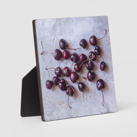 Kirschen Fotoplatte (Vorderseite)