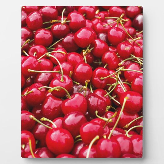 Kirschen Fotoplatte (Vorderseite)