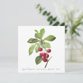 Kirschen für Sie flache Grußkarte (Stehend Vorderseite)