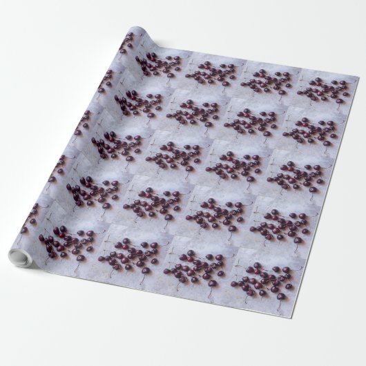 Kirschen Geschenkpapier (Ungerollt)