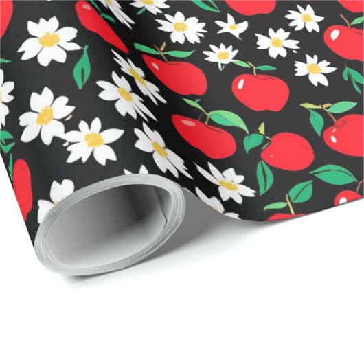 Kirschen Geschenkpapier (Rolleneckpunkt)