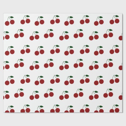Kirschen Geschenkpapier (Flach)