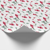 Kirschen Geschenkpapier (Ecke)