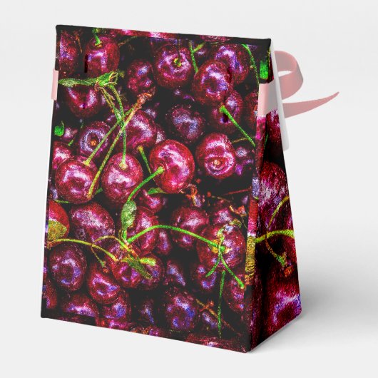 Kirschen Geschenkschachtel (Rückseite)