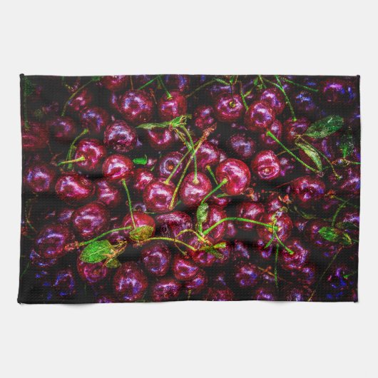 Kirschen Geschirrtuch (Horizontal)