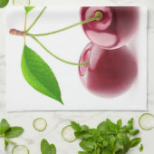 Kirschen Geschirrtuch (Gefaltet)