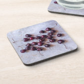 Kirschen Getränkeuntersetzer (Linke Seite)