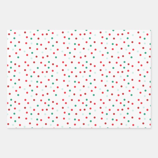 Kirschen, Gingham und viele Dots Geschenkpapier Set (Vorderseite 3)