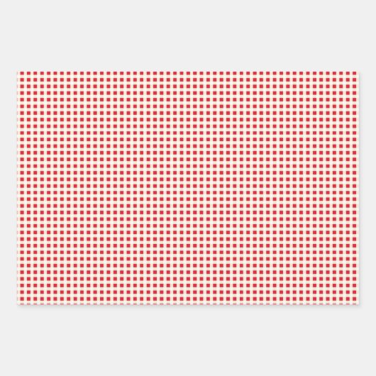 Kirschen, Gingham und viele Dots Geschenkpapier Set (Vorderseite 2)