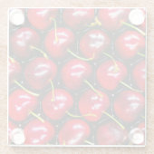 Kirschen Glasuntersetzer (Rückseite)