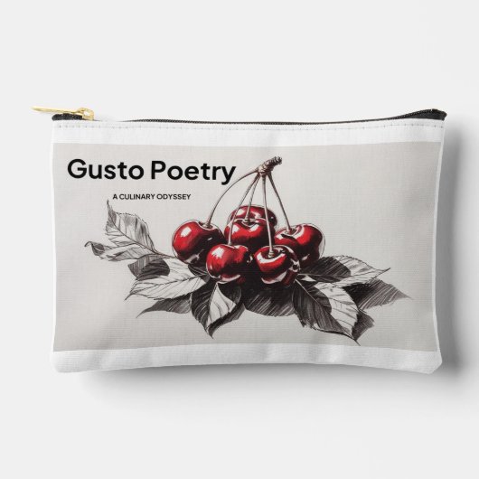 Kirschen Gusto Poetry Zubehörtasche (Vorderseite)