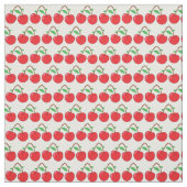 Kirschen Hellrotes Illustriertes Obst Stoff (Muster)