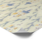 Kirschen in einer blauen Schüssel Poster (Ecke)