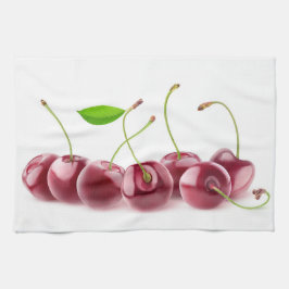 Kirschen in Folge Geschirrtuch