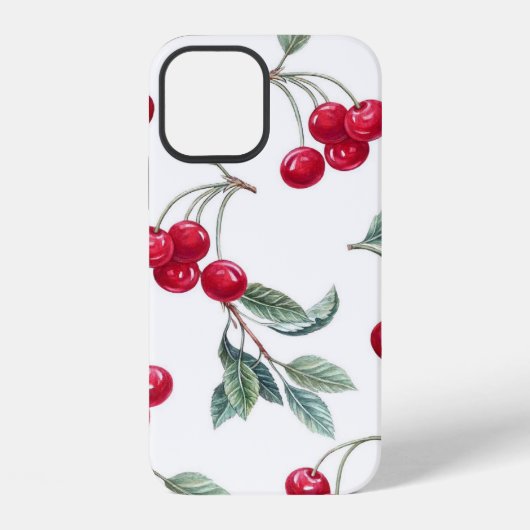 Kirschen iPhone Hülle (Rückseite)
