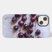 Kirschen iPhone Hülle (Rückseite (Horizontal))