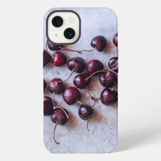 Kirschen iPhone Hülle (Rückseite)