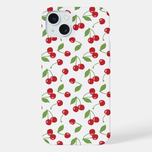 Kirschen iPhone Hülle (Rückseite)