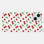 Kirschen iPhone Hülle (Rückseite (Horizontal))