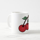 Kirschen Kaffeetasse (Vorderseite Links)