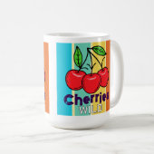 Kirschen Kaffeetasse (VorderseiteRechts)