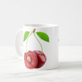 Kirschen Kaffeetasse (Vorderseite Links)