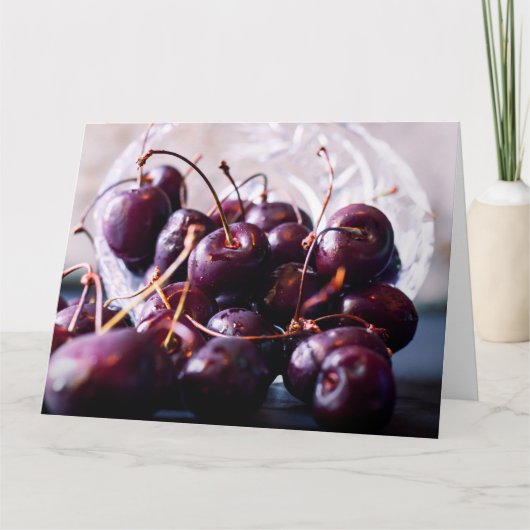 Kirschen Karte (Vorderseite)