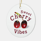 Kirschen Keramik Ornament (Links)