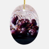 Kirschen Keramik Ornament (Vorne)