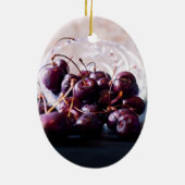 Kirschen Keramik Ornament (Hinten)