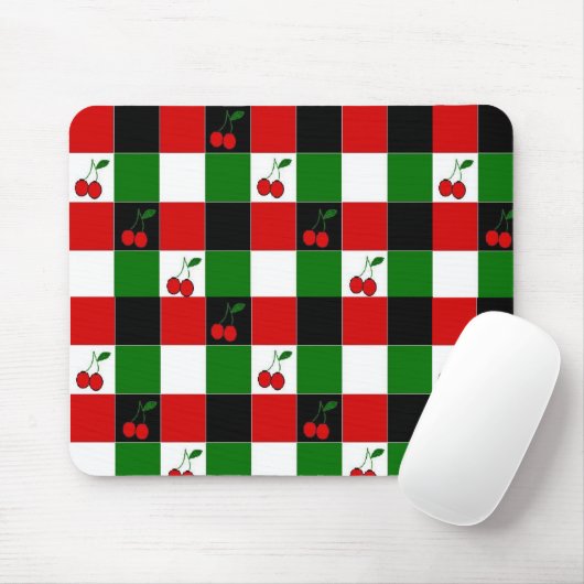 Kirschen, Kirschen, Kirschen, Kirschen Mousepad (Mit Mouse)