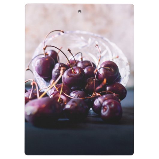 Kirschen Klemmbrett (Rückseite)