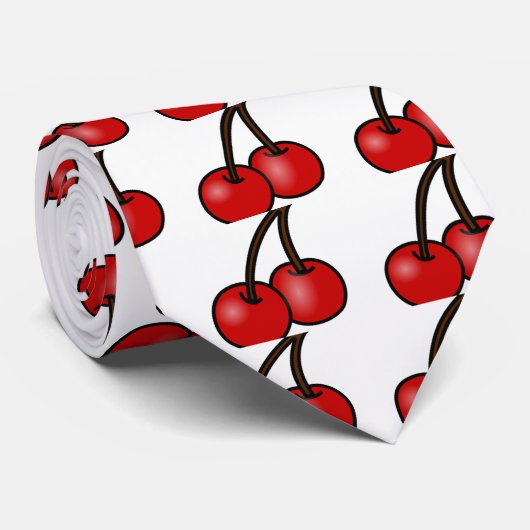 Kirschen Krawatte (Gerollt)