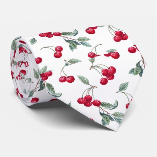 Kirschen Krawatte (Gerollt)