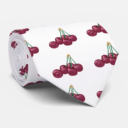 Kirschen Krawatte (Gerollt)