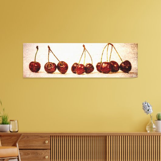 Kirschen Leinwanddruck (Insitu (Wohnzimmer))