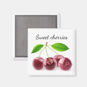 Kirschen Magnet (Vorderseite/Rückseite)
