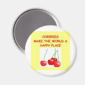 Kirschen Magnet (Vorderseite/Rückseite)
