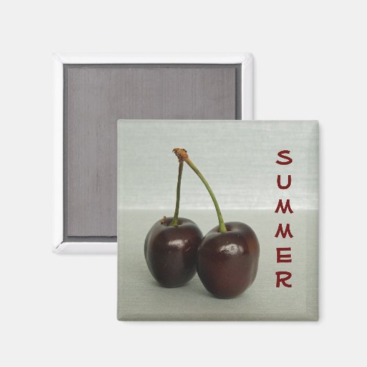 Kirschen Magnet (Vorderseite/Rückseite)