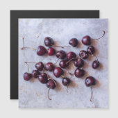 Kirschen Magnetkarte (Vorne/Hinten)